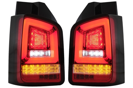 Stopuri Full LED Rosu Clar compatibile cu VW Transporter Multivan V T5 Facelift 2010-2015