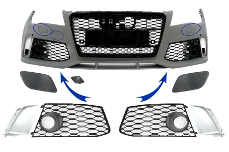 Accesorii Bara Fata compatibil cu Audi A7 4G (2010-2018) RS7 Design