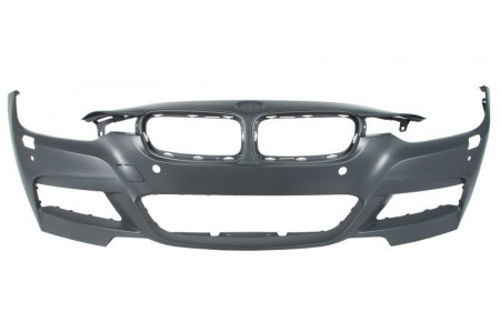 Bara auto fata compatibil BMW seria 3 F30 2011-2017, M-Paket, cu gauri pentru spalator de faruri, cu PDC