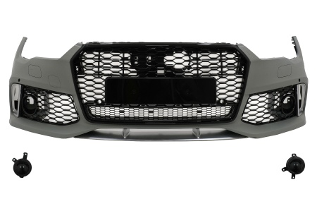 Bara Fata compatibil cu Audi A7 4G Facelift 2015-2018 RS7 Design cu Grile