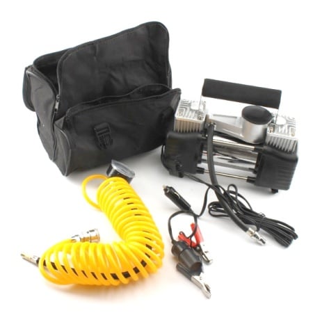 Compresor Аer, 2 Cilindri, 55L/Minut, Pentru Turisme si Dube 12V 20A