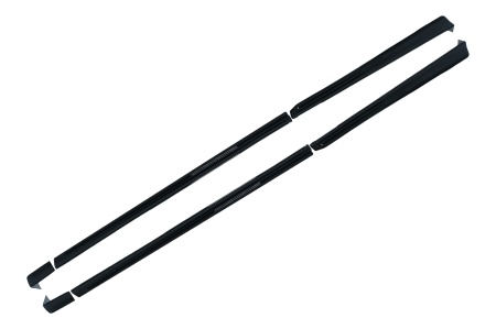 Extensii Praguri Laterale compatibil cu Ford Puma 2019-> ST-Line Negru Lucios