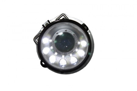 Faruri Bi-Xenon Look LED compatibil cu MERCEDES W463 G-CLass 1989-2012 M-Design Crom