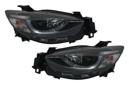 Faruri LED DRL compatibil cu Mazda CX5 Prefacelift (2011-2015) Black Xenon
