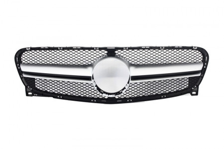 Grila Centrala compatibil cu MERCEDES Benz GLA-Class X156 (2014-2016) GLA45 Design Silver