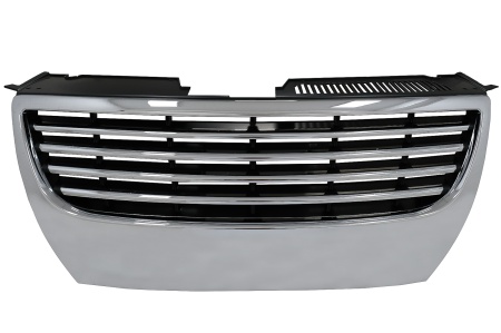 Grila centrala compatibil cu VW Passat B6 2005-2010, Crom, fara PDC