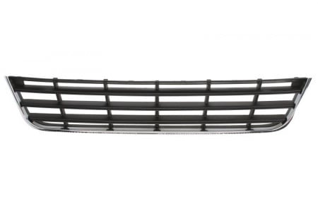 Grila centrala inferioara compatibil cu VW Passat B6 2005-2010, Crom cu negru