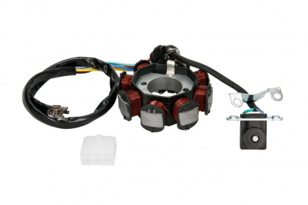 Magnetou, stator 7 bobine si 5 fire pentru scuter ATV