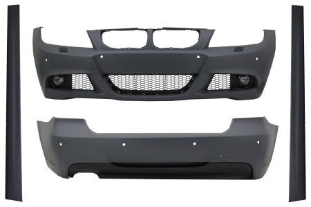 Pachet Exterior compatibil cu BMW Seria 3 E90 LCI Sedan 2008-2011 M-Technik Design