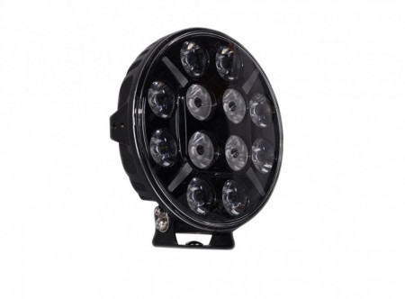 Proiector cu led camion faza lunga si pozitie, diametru 180mm, 12V-24V, pozitie cu leduri alb - portocaliu
