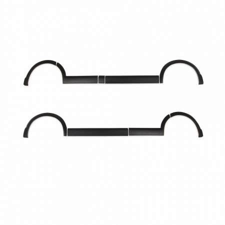 Set 11 bandouri laterale compatibile VW T6 FL Transporter Caravelle Multivan 2019->, caroserie scurta, 2 usi culisante