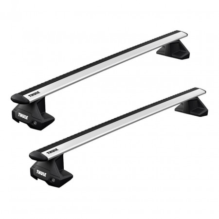 Set 2 bare portbagaj transversale Thule Evo Clamp Wingbar Evo compatibil Mercedes clasa C W204 2007-2014, Plafon normal fara panoramic