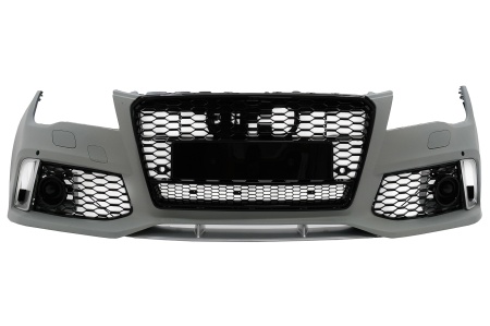 Bara Fata cu Grila Centrala compatibil cu Audi A7 4G 2010-2014 RS7 Design