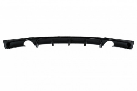 Difuzor Bara Spate cu Evacuare Dubla compatibil cu BMW 3 Series F30 F31 2011-2019 M Performance Design Piano Black