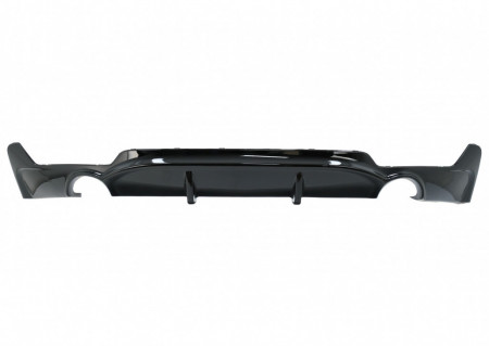 Difuzor Bara Spate Cu Evacuare Dubla compatibil cu BMW Seria 4 F36 M Performance Design 2014->