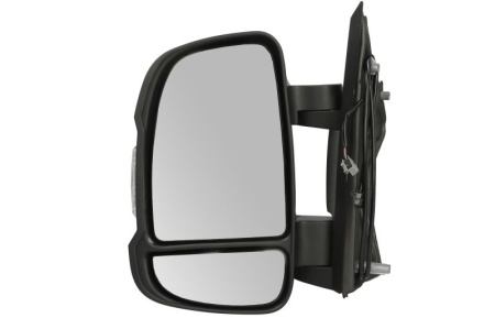 Oglinda retovizoare completa, (manual, convexa, cu senzor de temperatura) parte montare STANGA compatibil cu CITROEN JUMPER 2006->