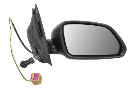 Oglinda retovizoare completa, (mecanic, convexa) parte montare DREAPTA compatibil cu VW POLO 2005-2009