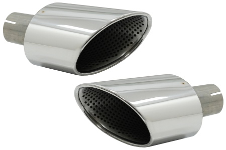 Ornamente Evacuare compatibil cu Audi A4 B9 2016-2019 A5 F5 2017-2019 Crom