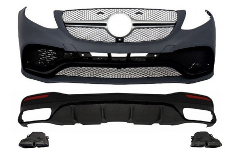 Pachet Exterior Complet compatibil cu Mercedes GLE W166 2015-2018 - Img 1