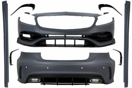 Pachet Exterior Complet MERCEDES A-Class W176 2012-2018 Facelift A45 Design
