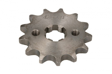 Pinion ATV, 13 dinti , otel, tip lant 428 poligon mare