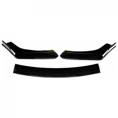 Prelungire bara fata Brabus Design, negru lucios, 3 piese