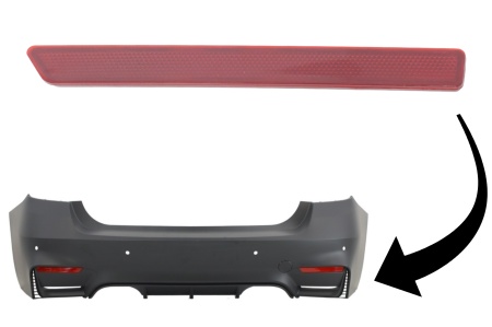 Reflectorizant Catadioptru compatibil cu BMW Seria 3 F30 2011-2019 doar Bara Spate EVO Design partea dreapta