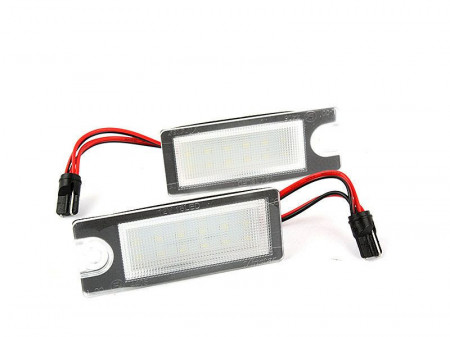 Set 2 Lampi Numar Led compatibil cu Volvo S60, S80, V70, XC70, XC90