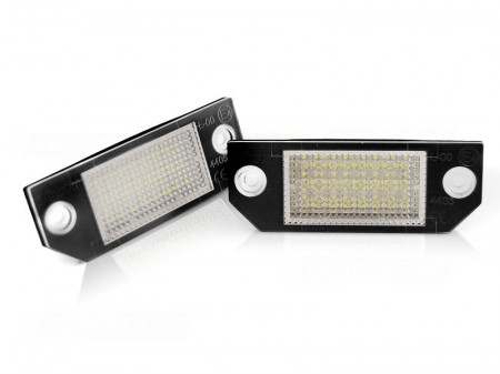 Set 2 lampi numar LED compatibil Ford C-MAX 2006-2010, Focus 2 2004-2008, Focus C-Max 2003-2006