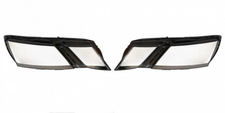 Set 2 sticle faruri pentru Skoda Octavia 3 Facelift cu LED 2017 - 2019