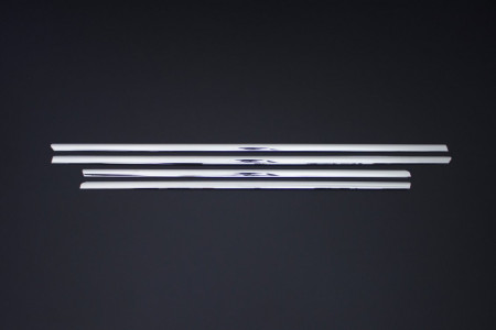 Set 6 ornamente din inox pentru chedere geam BMW X5 E70 2006-2013