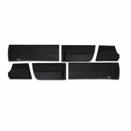 Set 6 Protectii laterale pentru usi compatibile VW Amarok 2010-2022, plastic ABS, calitate Premium
