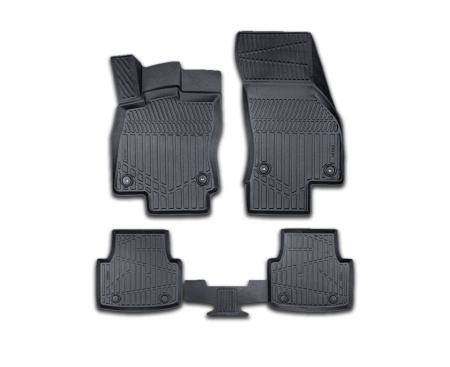 Set covorase auto cauciuc VW PASSAT B8 2014-2022, forma tavita 3D