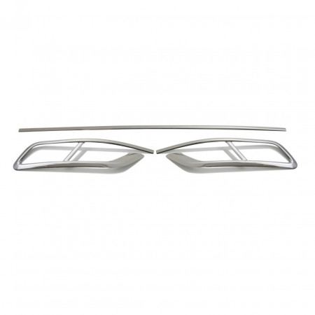Set ornamente inox evacuare VW PASSAT B8.5 2019->