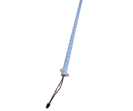 Banda bagheta LED rigida, carcasa plastic 100 cm, albastru 12V - Img 2