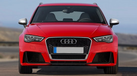 Bara Fata compatibil cu Audi A3 8V Facelift Sedan Cabrio 2016-2019 RS3 Design Negru Lucios - Img 5