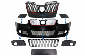 Bara Fata compatibil cu VW Golf 5 V Mk5 2003-2007 Jetta 2005-2010 GTI Design - Img 8