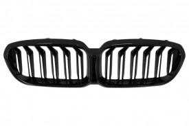 Bara Fata cu Grila Centrala tuning compatibil cu BMW Seria 5 F10 F11 2011-2017 M5 2020 Design - Img 6