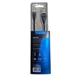 Cablu Premium USB Tip A cu mufa Iphone Lightning pentru incarcare rapida telefon pana la 3.4A, lungime 1 metru, negru - Img 2