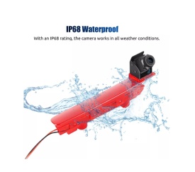 Camera pentru mers inapoi compatibil cu VW Transporter T5 2003-2016, VW T6 2015-2021 cu usi duble - Img 9