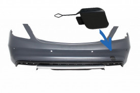 Capac carlig de remorcare compatibil cu MERCEDES Clasa S W222 2013-> doar pentru bara spate S63 / S65 Design - Img 2