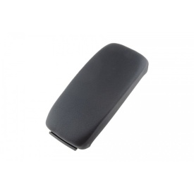 Capac cotiera cu buton compatibil Audi A3 2003-2012, culoare negru, material piele ecologica