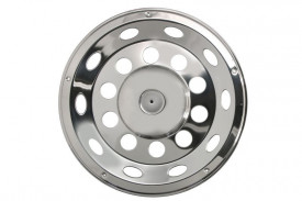Capac roată spate, material: oțel inoxidabil, diametru jantă: 22,5 inch, diametru: 590 mm, plat