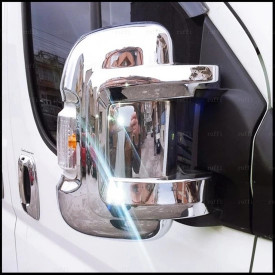 Capace cromate de oglinda compatibil CITROEN JUMPER 2006->, plastic ABS - Img 3