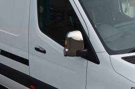 Capace cromate de oglinda compatibil MERCEDES SPRINTER W907 2018->, inox - Img 7