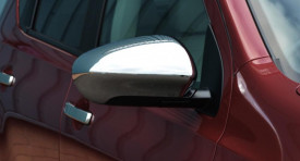 Capace cromate de oglinda compatibil NISSAN QASHQAI 2007-2013, inox - Img 2