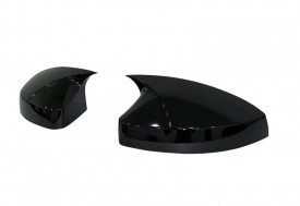Capace oglinda compatibile cu Audi A3 8V 2013-2019 Negru lucios Batman Style - Img 7