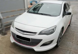 Capace oglinda compatibile cu Opel Astra J 2010-2014 Negru lucios Batman Style - Img 4