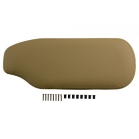 Clapeta capac cotiera cu buton compatibil Toyota GT86 2013-2021, culoare bej, material piele - Img 4