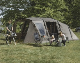 Cort camping gonflabil, tip tunel, Easy Camp Kullen 6 Air, 600x380x200 cm, pentru 6 persoane - Img 7